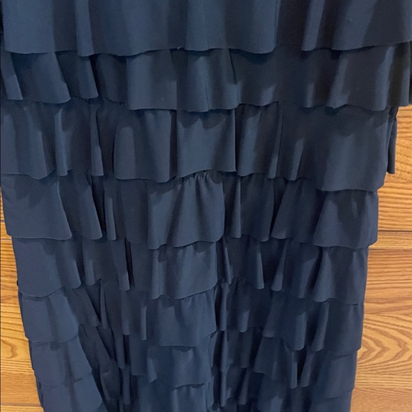 As U Wish Black Sequin Ruffle Dress - Picture 3 of 8